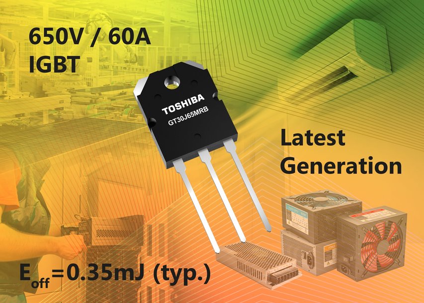 Toshiba annonce un nouveau dispositif IGBT basé sur un procédé semi-conducteur de dernière génération